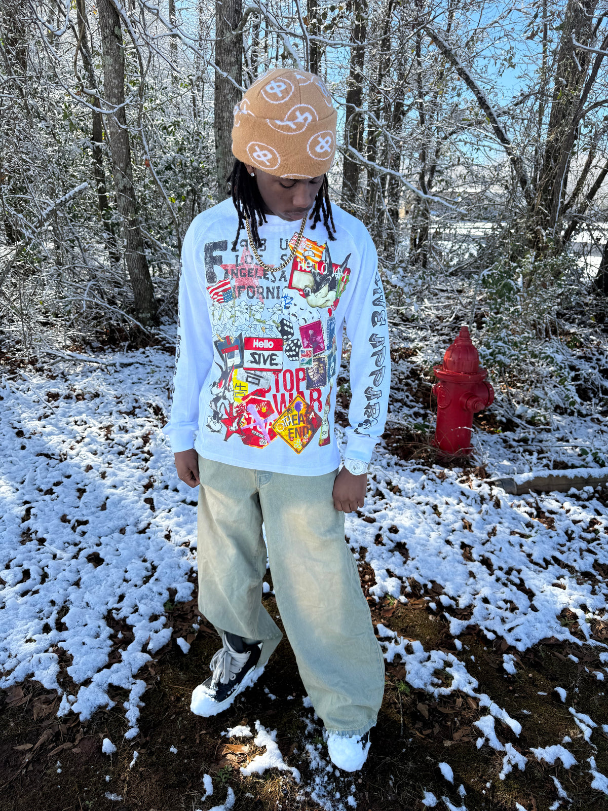 White Graffiti Thermal