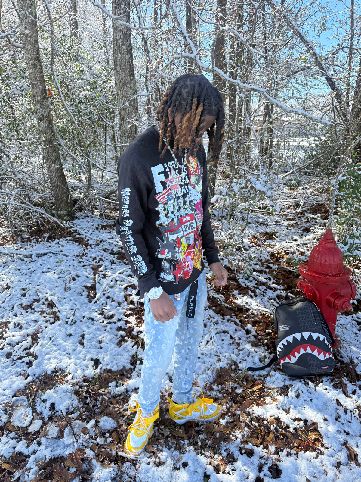 Black Graffiti Thermal