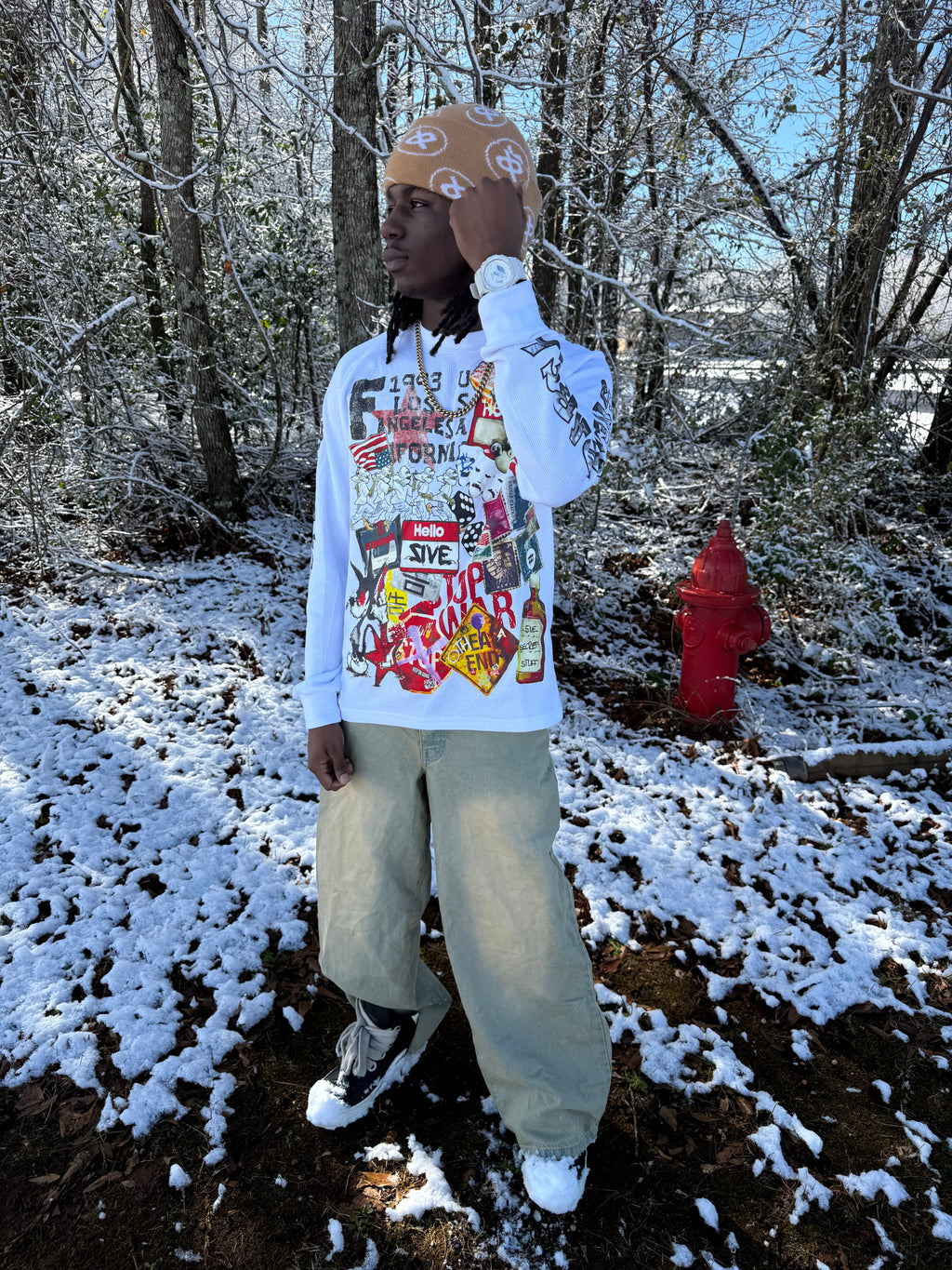 White Graffiti Thermal