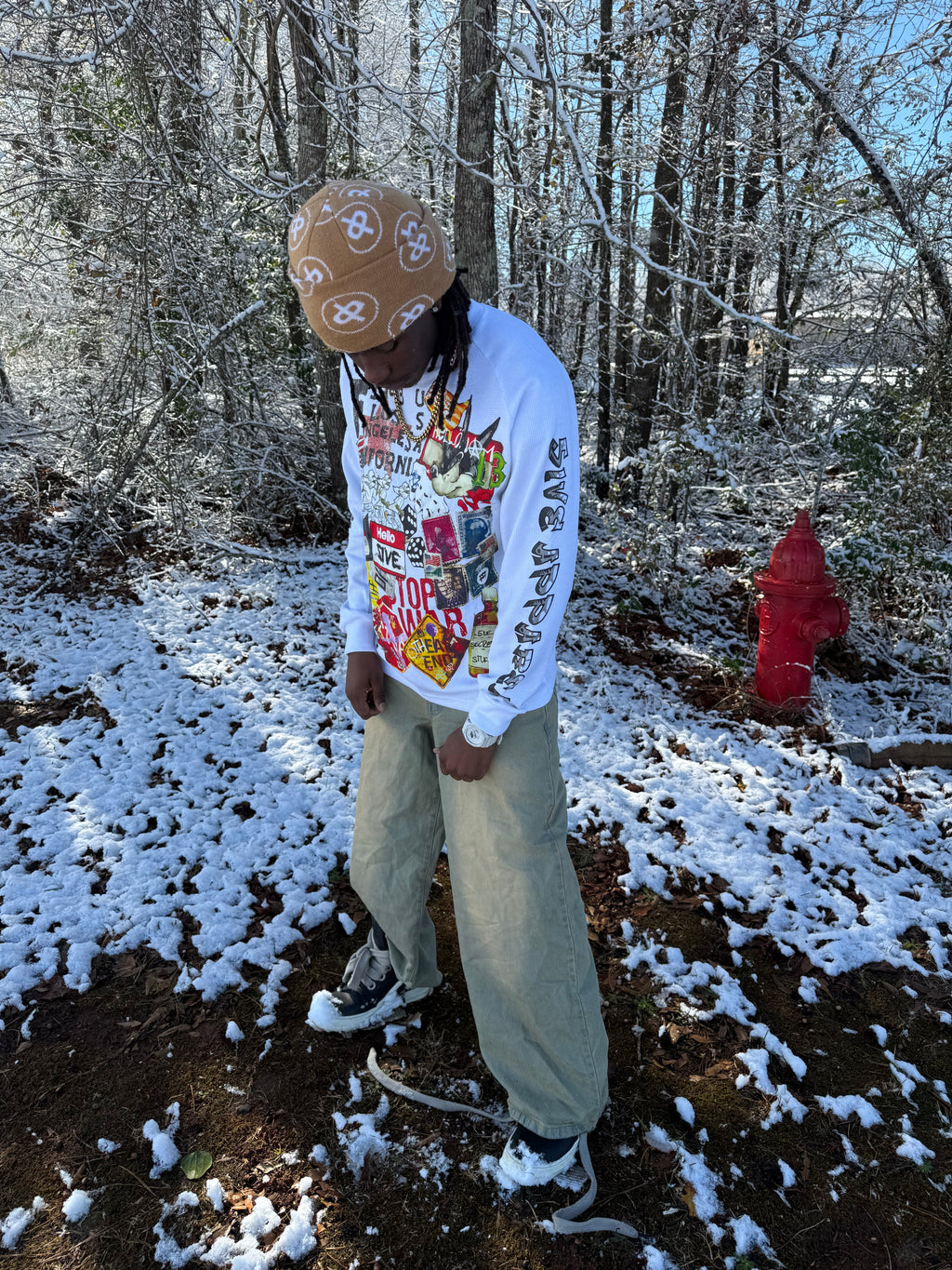White Graffiti Thermal