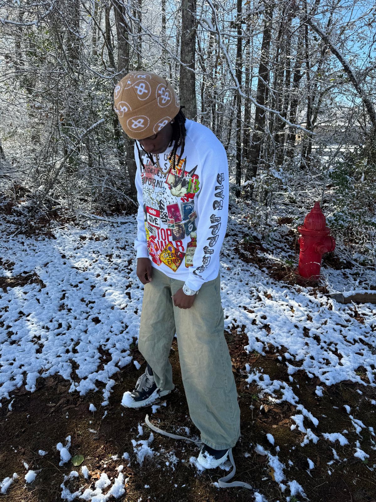 White Graffiti Thermal